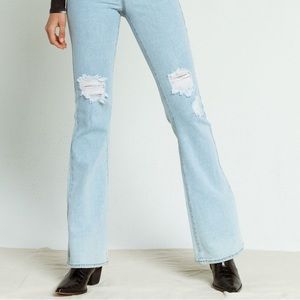 New flare light jeans